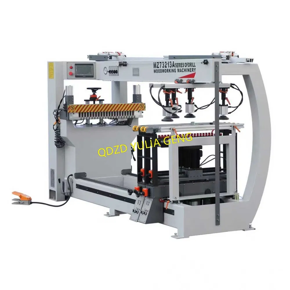 Professional Mz73213A Triple Row Drilling Machine CNC Wood Drill Multi-Head System for Furniture Cabinet Door Manufacturing Factory