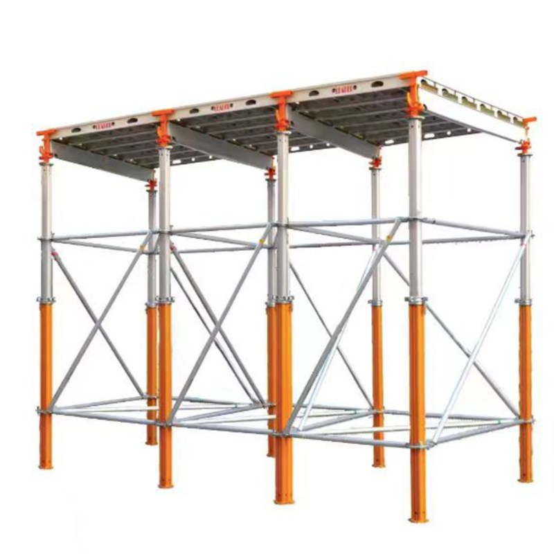 High Strength Adjustable Aluminum Alloy 6061-T6 Anodized Silver Modern Stable Shoring Prop Lightweight Formwork Support Post CE