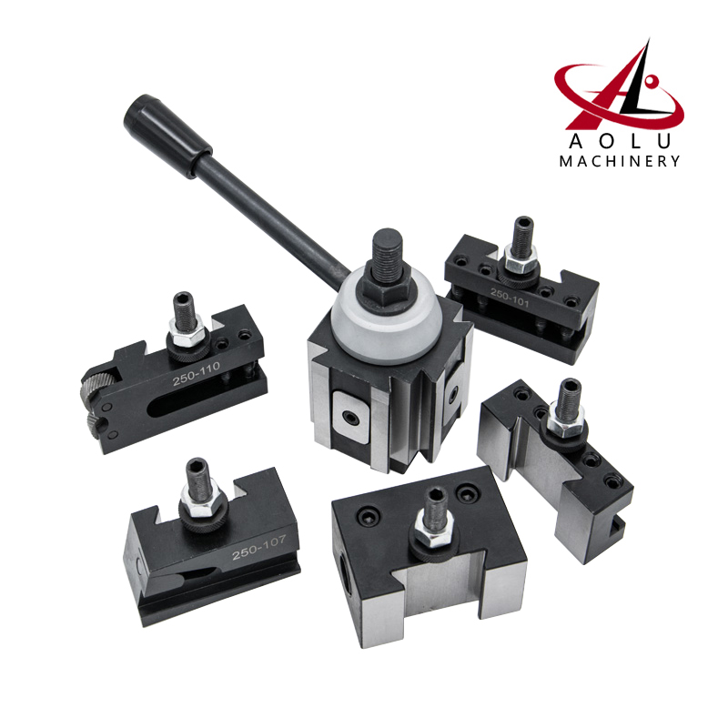Lathe Quick Change Tool Post Piston Type 250-100 250-200 250- 40 250-300 250-400 40 Position Lathe Tool Post American Style