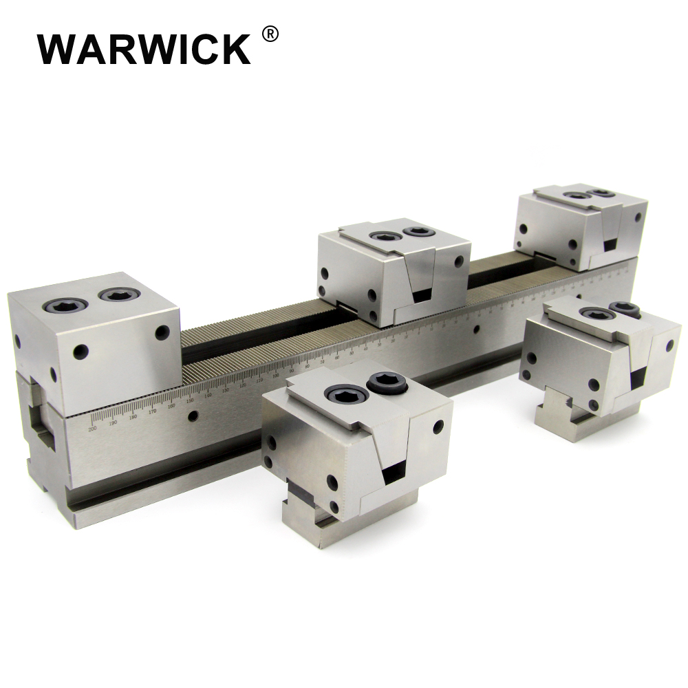 KSD50-500-4FD Universal Multiple Clamp Rail Vise In Row For Horizontal CNC Horizontal Machine Center