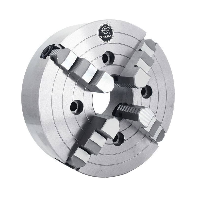 Valcrs Four-Jaw Single-Action Manual Lathe Chuck 200/250/320/400/500mm Steel Independent Jaw