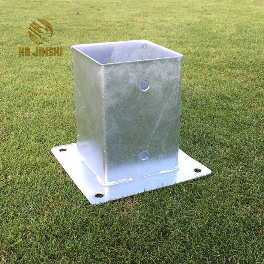 Galvanized Ground Screw Pole Anchor|fence Post Spike