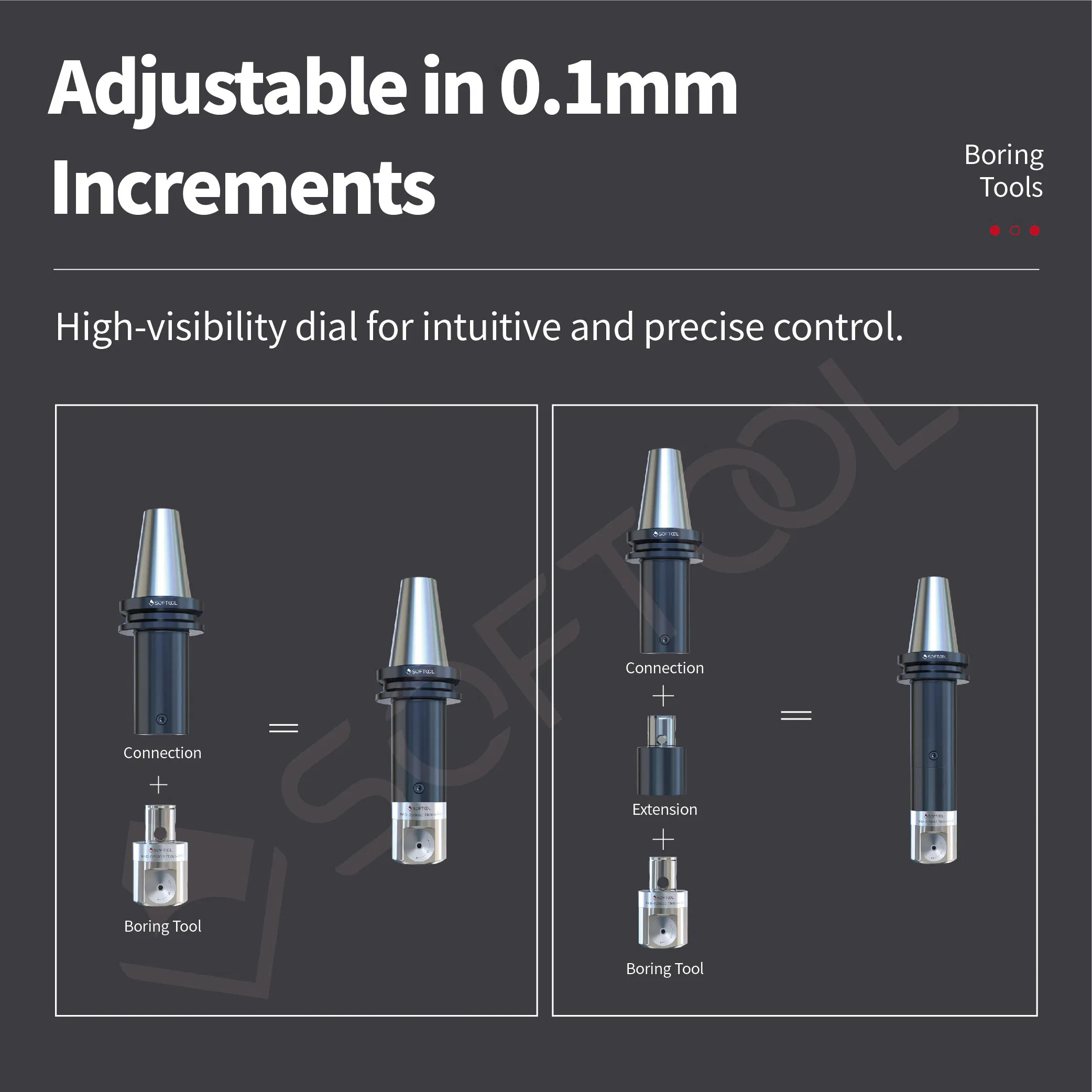 High-Performance Carbide Boring Bar Tool Head for Precision CNC Machining