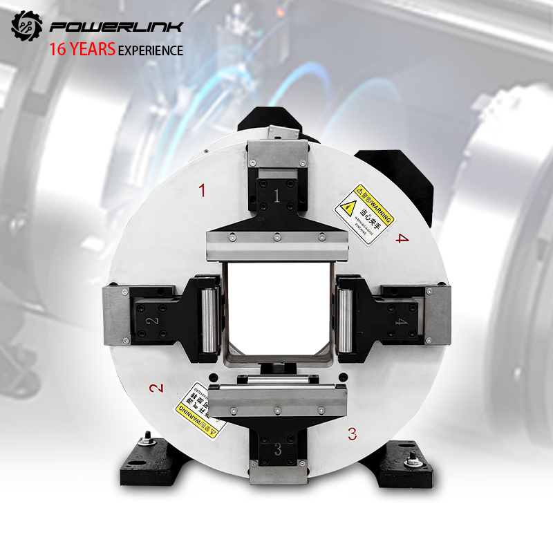 16Years Experience Pneumatic 4 Jaws Laser Chuck Components Processing Round, Quare,Rectangular,O-pipe, H-beam,Triangular Pipe