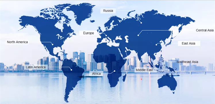 Major Market Map