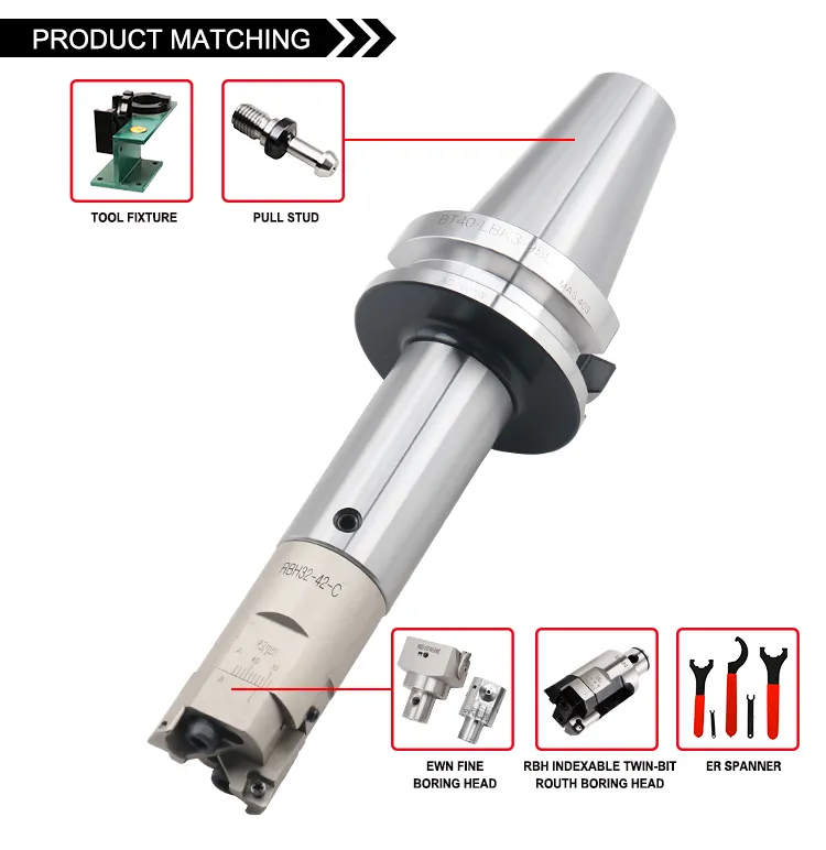 High Precision CNC Boring Tool Cba40 Fine Boring Head