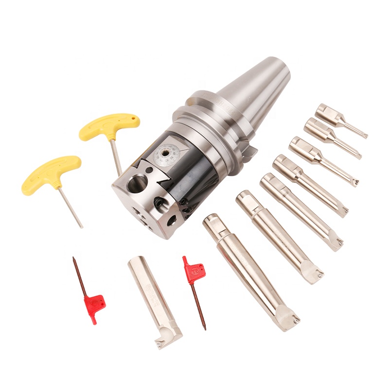 Precision Micro Boring Head Set Series NBH2084/NBH2084S/NBH2084X Fine Bore Head Milling Machine Steel Material