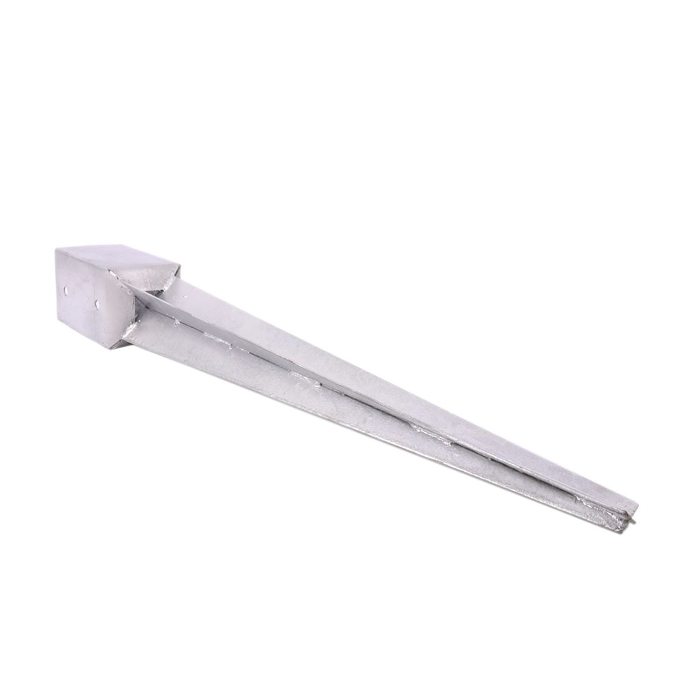IRON CRAFT NO DIG Hot Dip Galvanized Pole Anchor Spikes Garden Socket 71MM 91MM 750MM