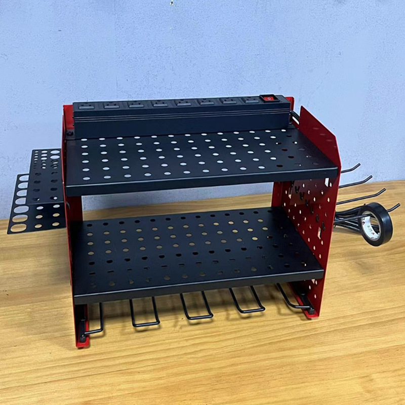Upgrade Garage and Storage With Steel Plate, Drill Holder Wall Mount, Heavy Duty Metal Tool Shell Power Tool Organize