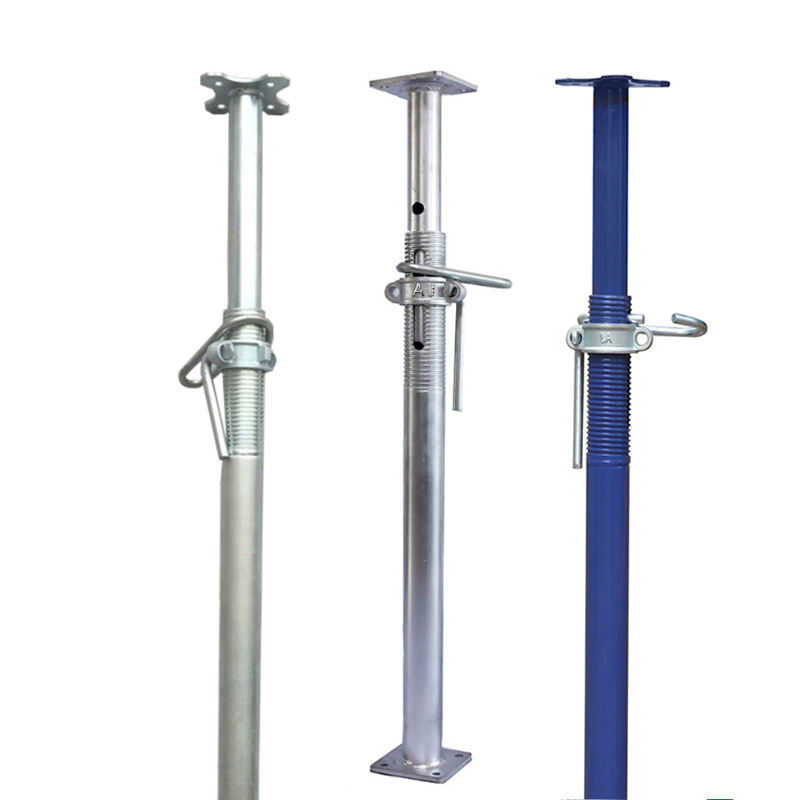 Building Construction Metal Steel Prop Scaffolding Jack Formwork Support Steel Prop Jack Sleeve Adjustable Acrow Steel Props