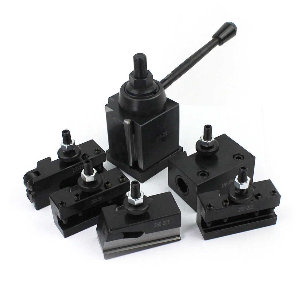 China Factory 251-222 Wedge Style Quick Change Tool Post 6 Pcs Tool Post Holder for Lathe Machine