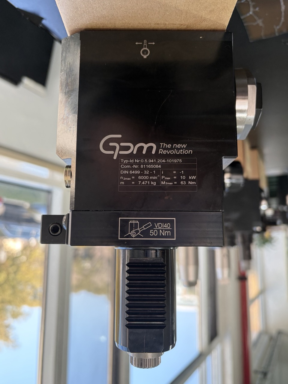 VDI Series LiveTool Holders VDI40 90 Degrees ER32 Driven Tool Holder for CNC Turing Milling Center