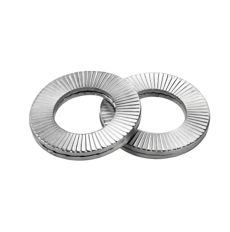Factory Direct High Quality Self Locking Wedge Lock Washer 316 Stainless Steel with Zinc Finish Full Range Stock