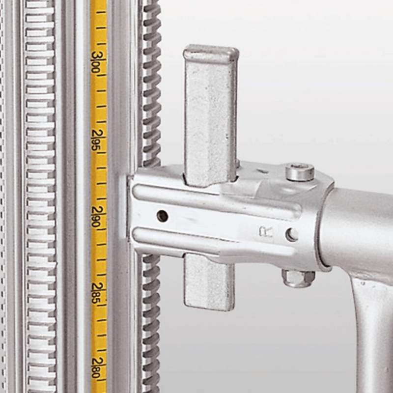 High Strength Adjustable Aluminum Alloy 6061-T6 Anodized Silver Modern Stable Shoring Prop Lightweight Formwork Support Post CE