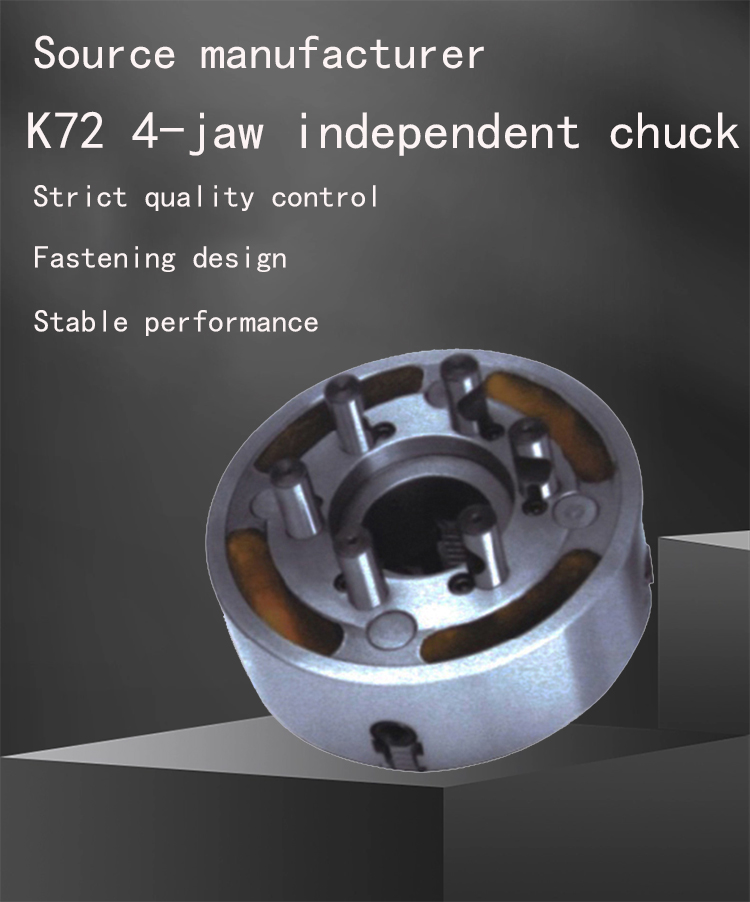 Four Jaw Single Action Chuck Four Jaw Independent Chuck K72-160 200 250 320 400 500 630 Source Manufacturers
