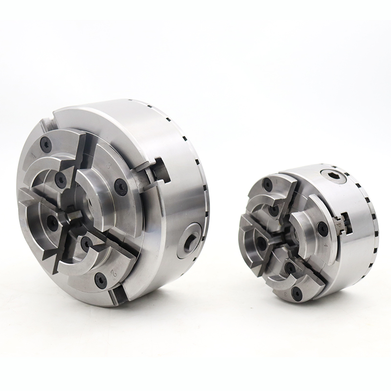 Steel 4-Inch 5-Inch Wood Lathe Chuck with M33x3.5 1\"-8TPI M40*2 Mount Thread 4-Jaw Scroll Lathe Chuck KP96KP125