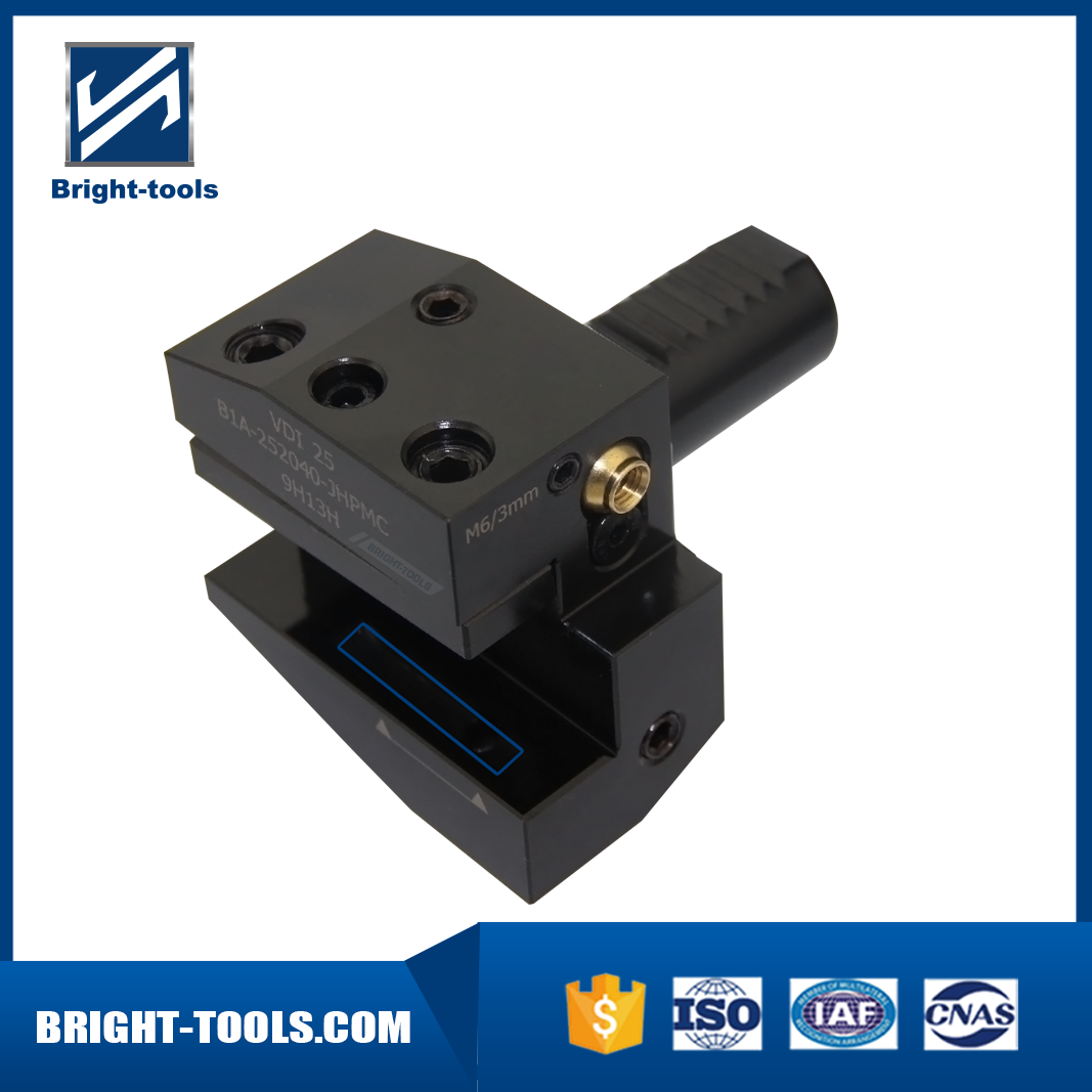Bright-tools Factory Supply High Quality VDI 30 40 50 B1A Radial Short Coolant Tool Holder Inverted for Cnc