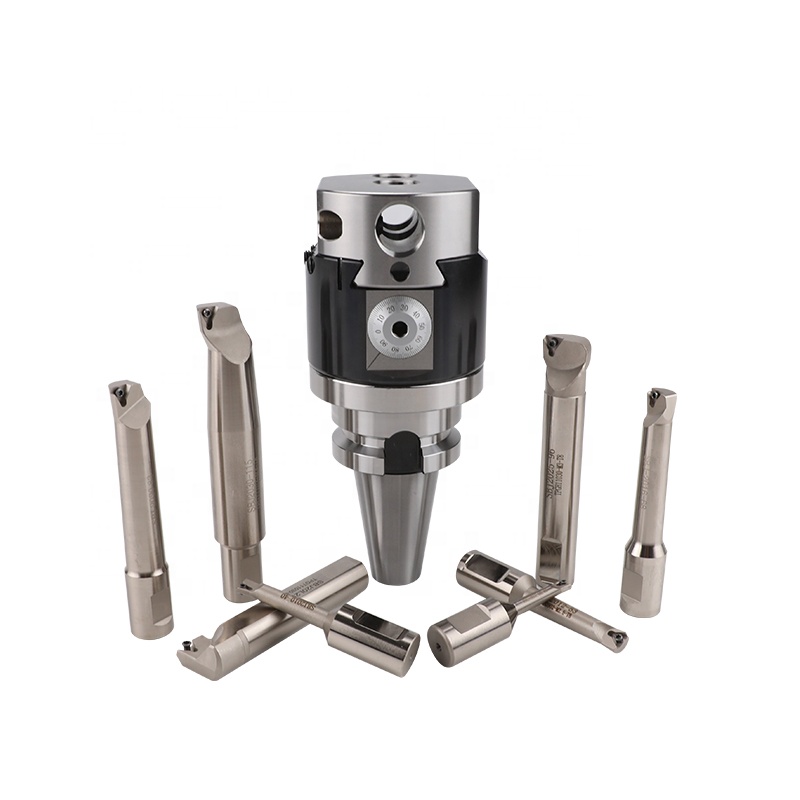 BT50 Precision Boring Tool NBH2084 Boring Head Set With 8pcs Adjustable Boring Bar