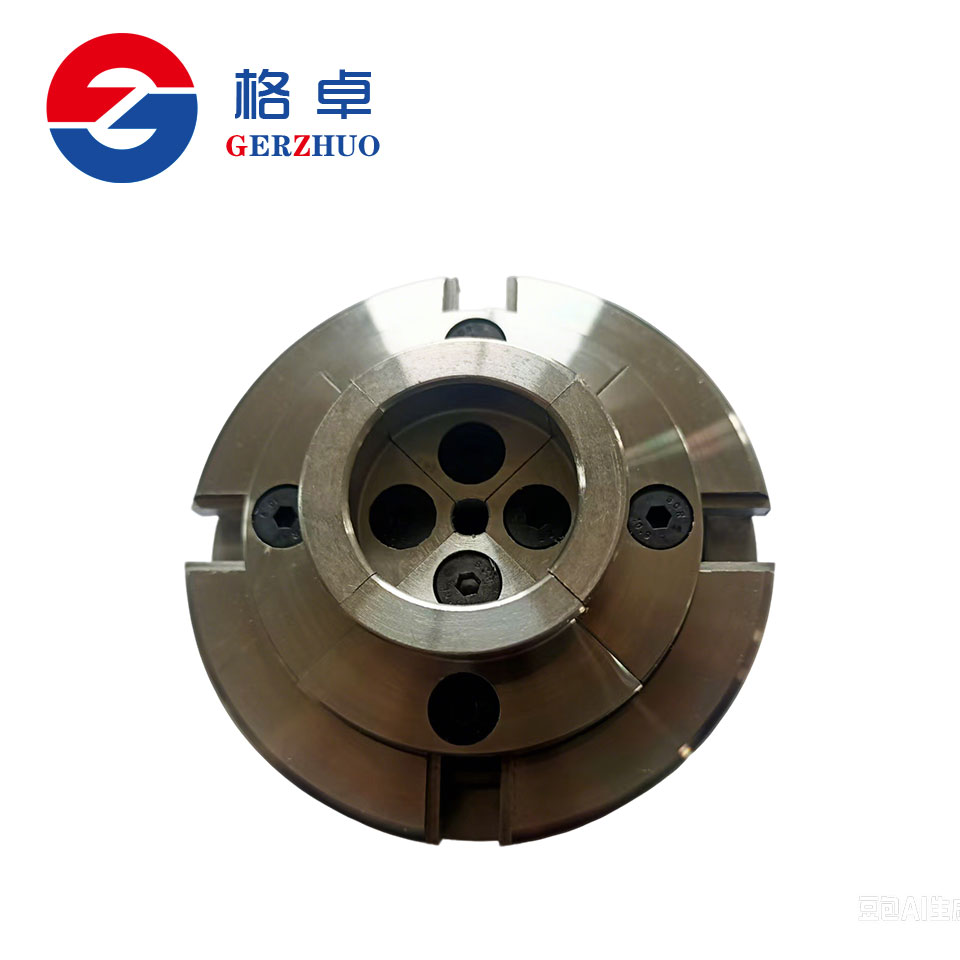 Gerzhuo 4-Jaw Self-Centering Stainless Steel Wood Chuck for CNC Machine Tool 0.05mm Accuracy 6-Inch Milling Scroll Chuck