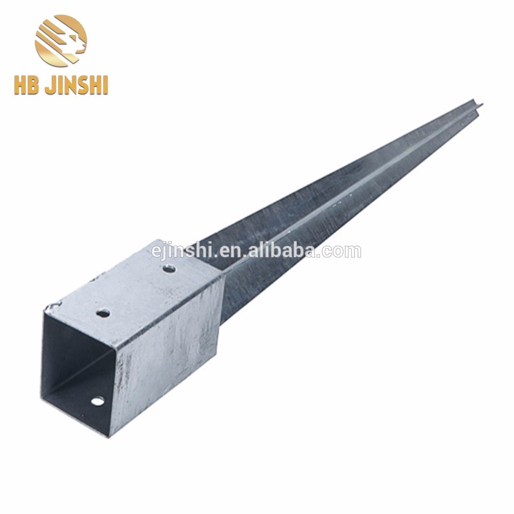 Galvanized Ground Screw Pole Anchor|fence Post Spike