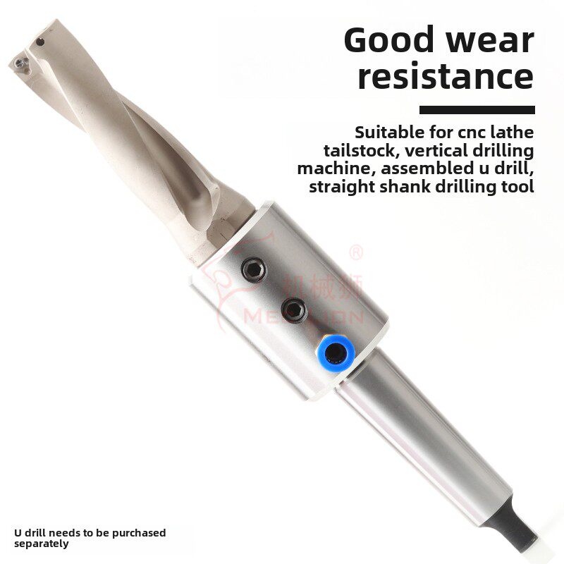 Morse Taper MT4-SLN32 Side Locking Tool Holder Vertical External Turning Internal Cooling Water Outflow Spindle Straight Shank U