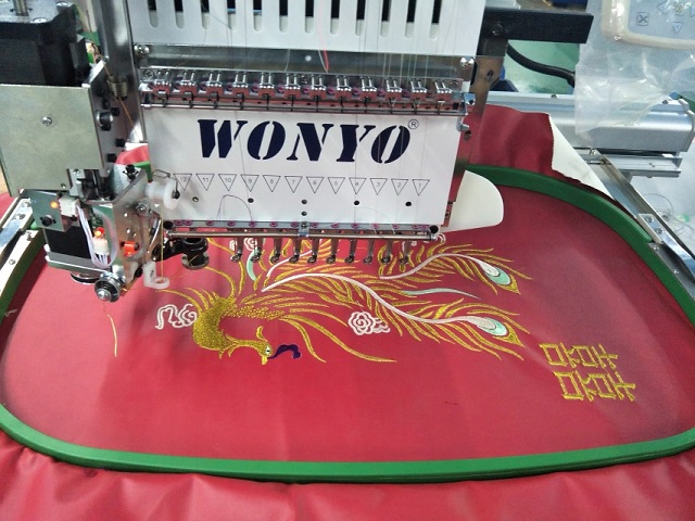 Wonyo 1 Head Cap and T-Shirt Type Flat Computerized Embroidery Machine Price China Single Head