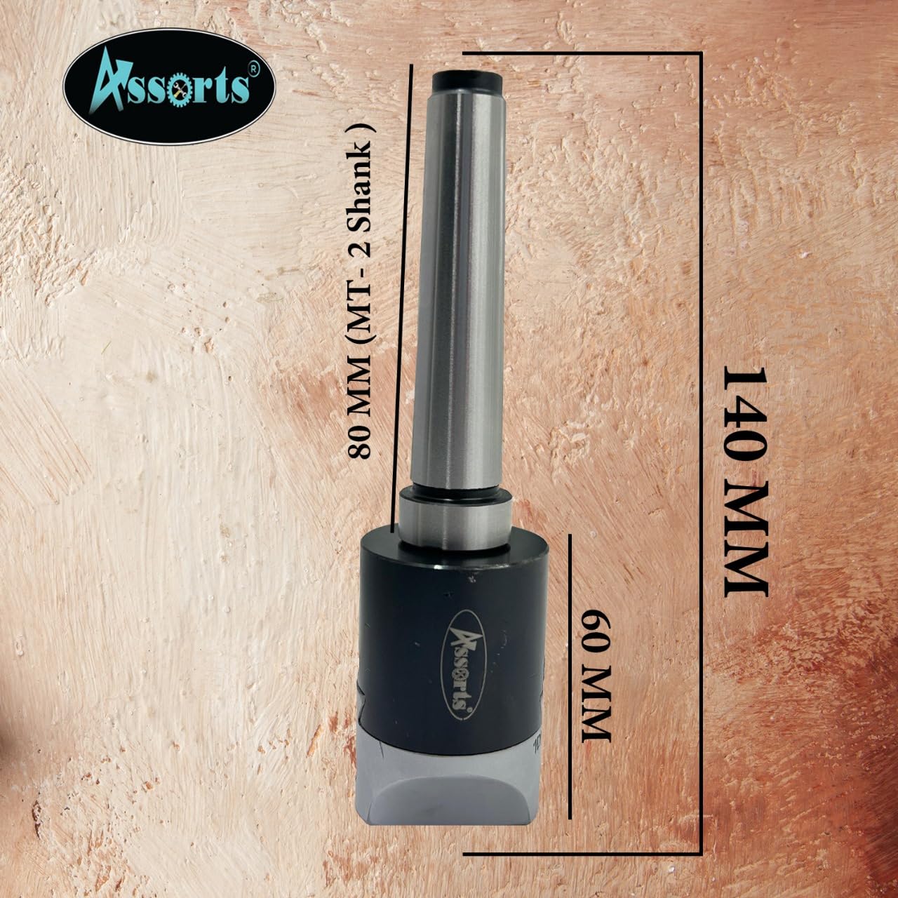 ASSORTS Precision Boring Head 15MM MT2 Shank High-Speed Steel Square Insert Uncoated Finish Vnmg160408 Non-Coolant 3-Year