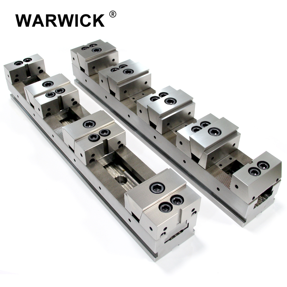 KSD50-500-4FD Universal Multiple Clamp Rail Vise In Row For Horizontal CNC Horizontal Machine Center