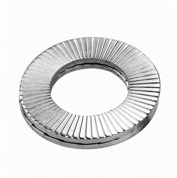 Factory Direct High Quality Self Locking Wedge Lock Washer 316 Stainless Steel with Zinc Finish Full Range Stock