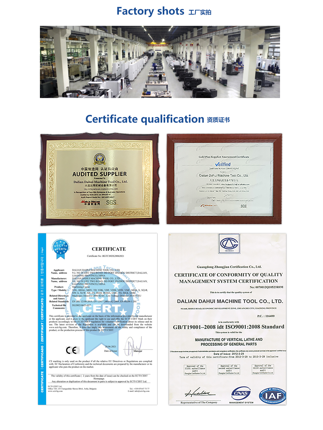 Service Certificate