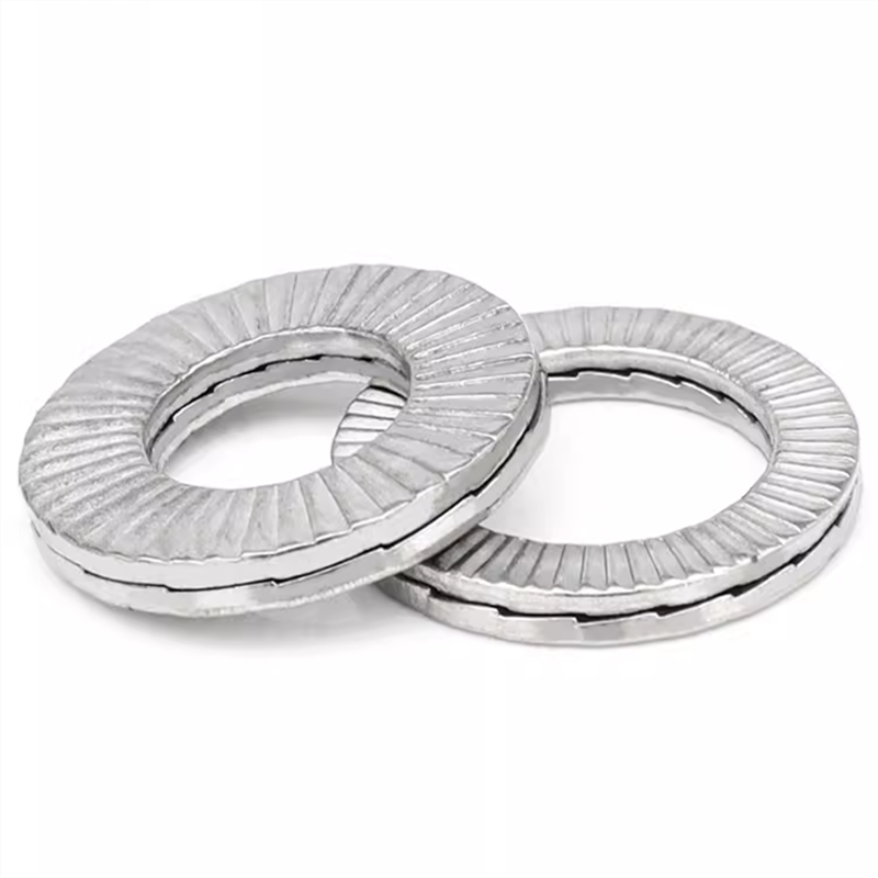 High Quality Stainless Steel Din 25201 Wedge Locking Washers Buy Wedge Lock Washers Double Butterfly Self-Locking Washer