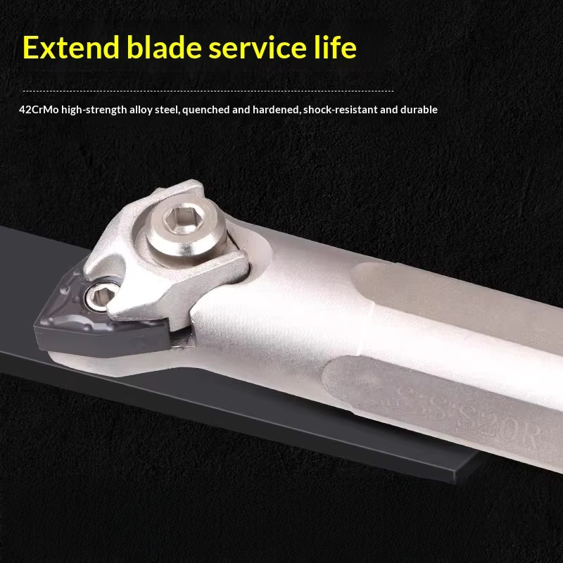 CNC lathe tool holder S20R/S25S/S32T/-BWLNR08, pear-shaped design, 95-degree internal hole boring bar