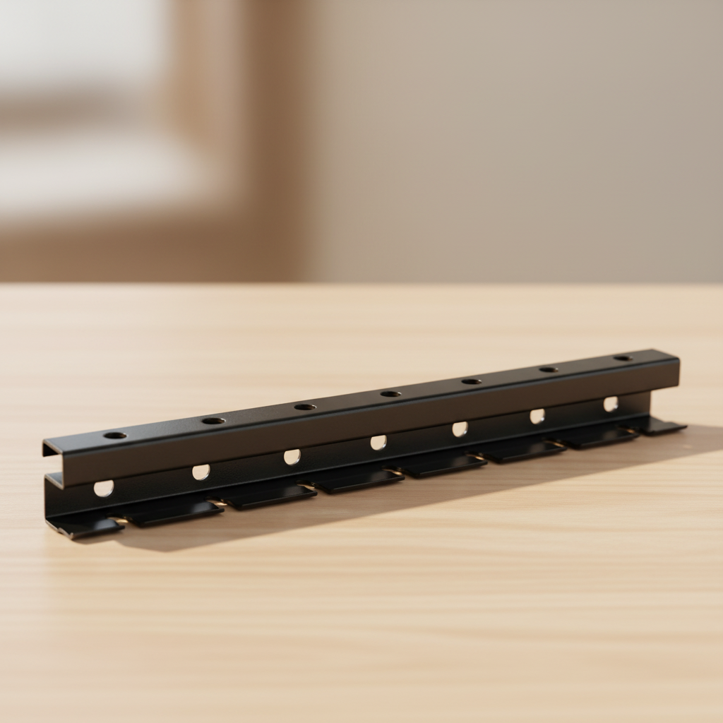 Durable Black Steel Wall-Mounted Pneumatic Tool Holder Customizable OEM Support