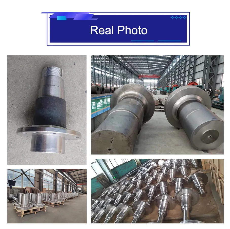 Customized Carbon Steel/Alloy Steel Forging Axle/Shaft Head for Agricultural Machinery