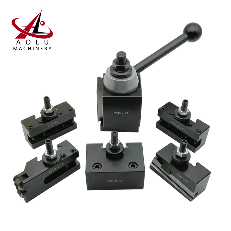 Lathe Quick Change Tool Post Piston Type 250-100 250-200 250- 40 250-300 250-400 40 Position Lathe Tool Post American Style