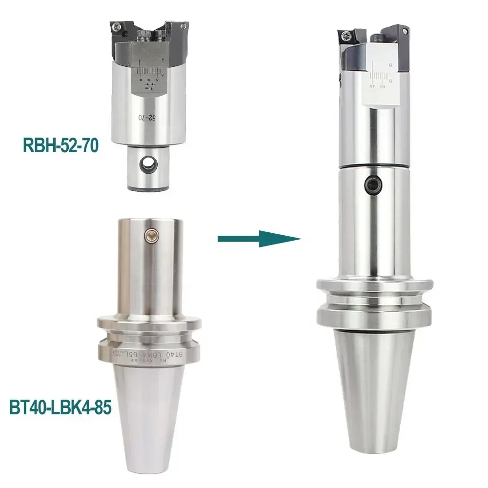 RBH TCT 25-33 32-42 40-55 68-92 BT30 BT40 LBK Rough Boring Head Twin-bit RBH TCT Boring Head