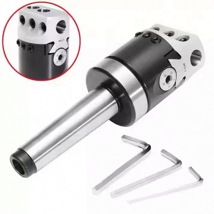 REALMAX F1 Boring Head Machine Tools Adjustable 50mm 75mm 100mm 2 Inch 3inch 4inch NTMTR8C20 Rough Boring Head 1 Set Boring Head