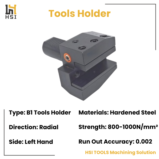 Left Hand Radial Short Type Square Crossholding Fixture Precision Machining Cutting Tool Clamping Tool Holder