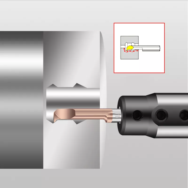 Carbide boring tool detail 2