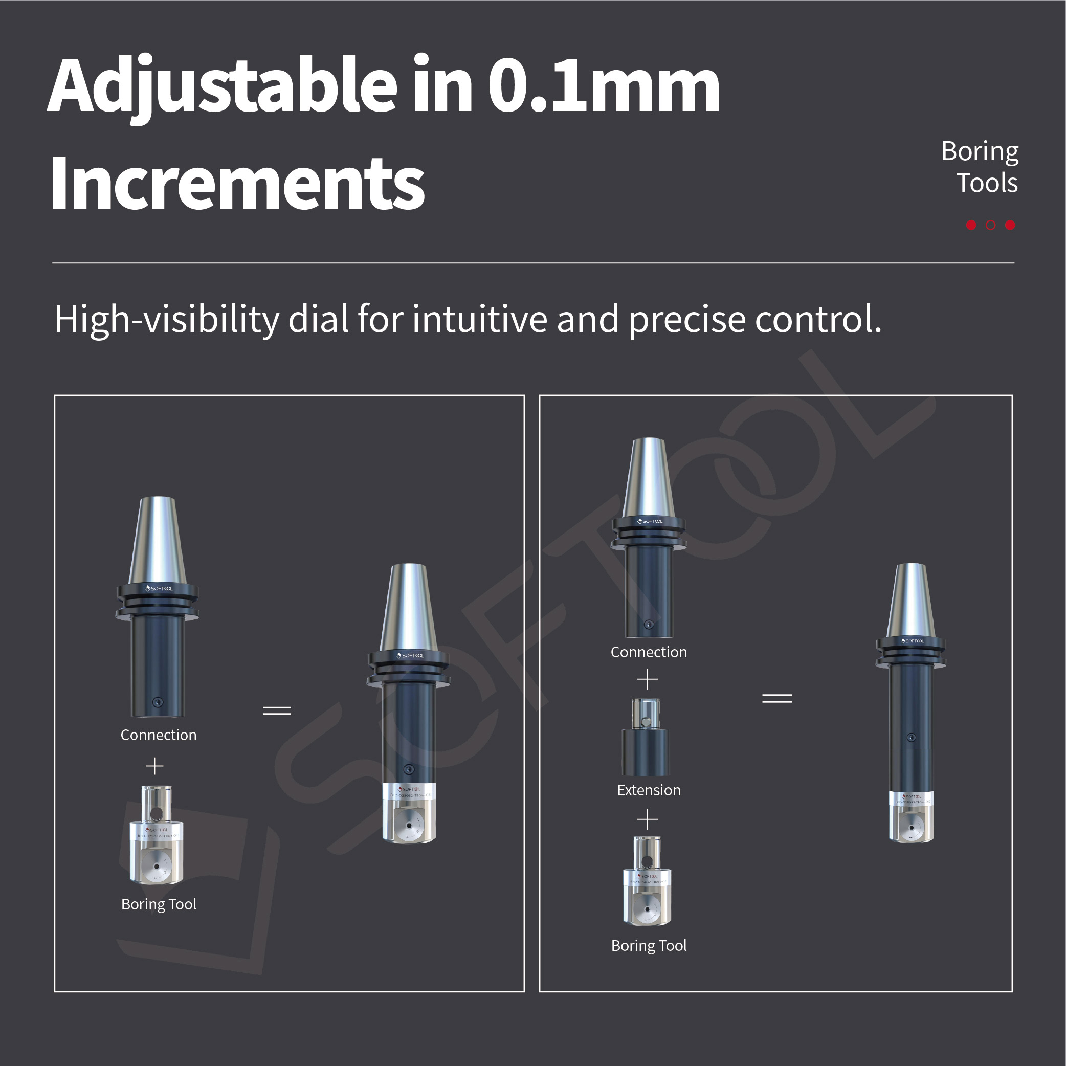 Boring Head OEM ODM Steel Boring Bar High Precision for CNC Machining Center Adjustable BFH Series Fine Boring Tools Internal