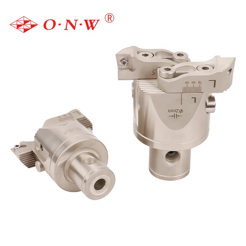 Boring Tool RBH OUNUOWEI Adjustable Indexable Twin-Bit Rough Finish Boring Head Steel 25-204mm for Milling Machine 1 Year
