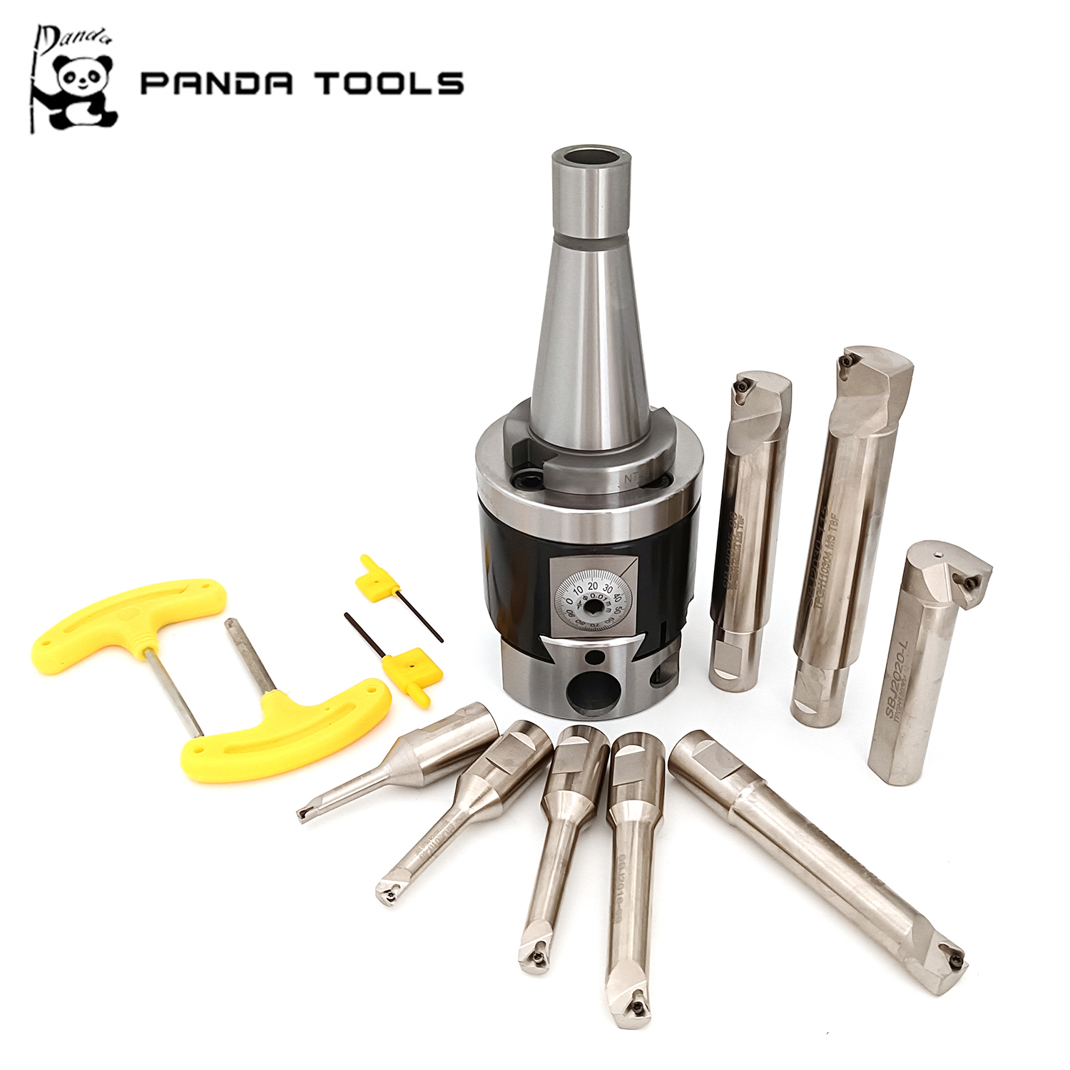 Factory Wholesale Precision Micro Boring Head Set NT40 Fine Boring Milling Machine Head for CNC New Condition Made Steel Plastic