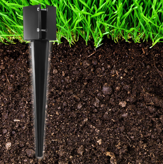36" Heavy Duty 4x4 Fence Post Anchor Ground Spikes