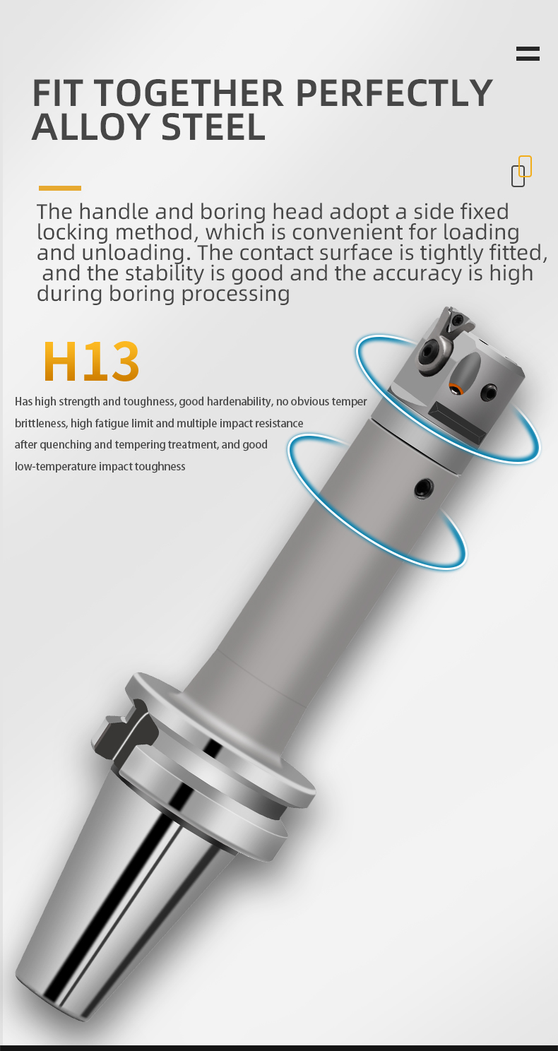 Rough Boring Tool Dimensional Specifications