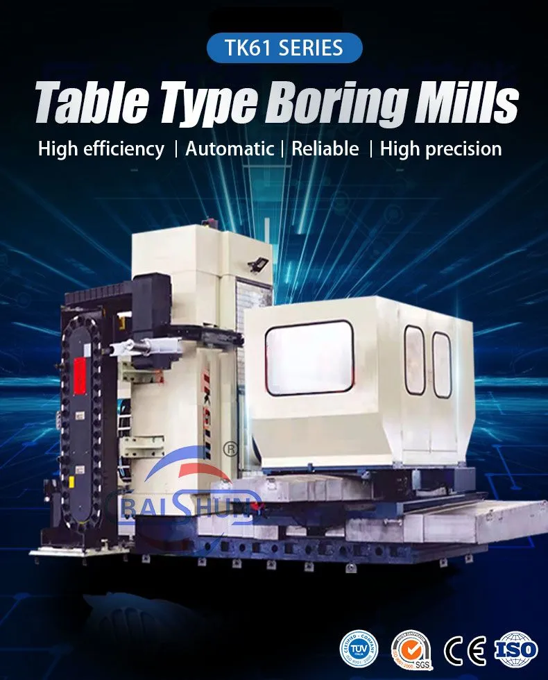 Low Price Tpx61 Conventional Boring and Milling Machine Swivel Head RAM Type