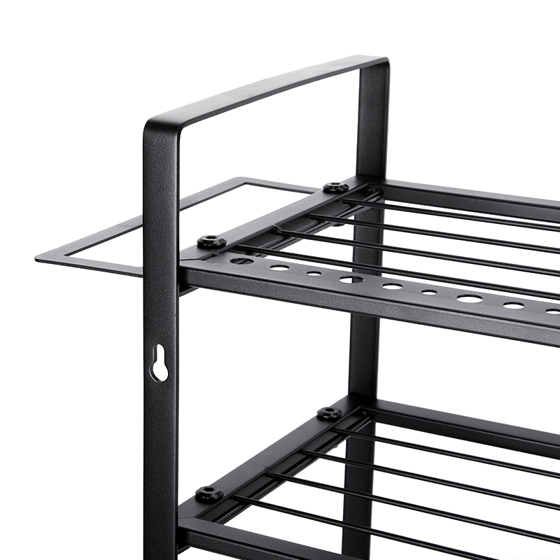Stock Power Tool Organizer 8 Drill Holder for Tool Organizer Storage and Organization for Garage Heavy Duty Metal Tool Shelf
