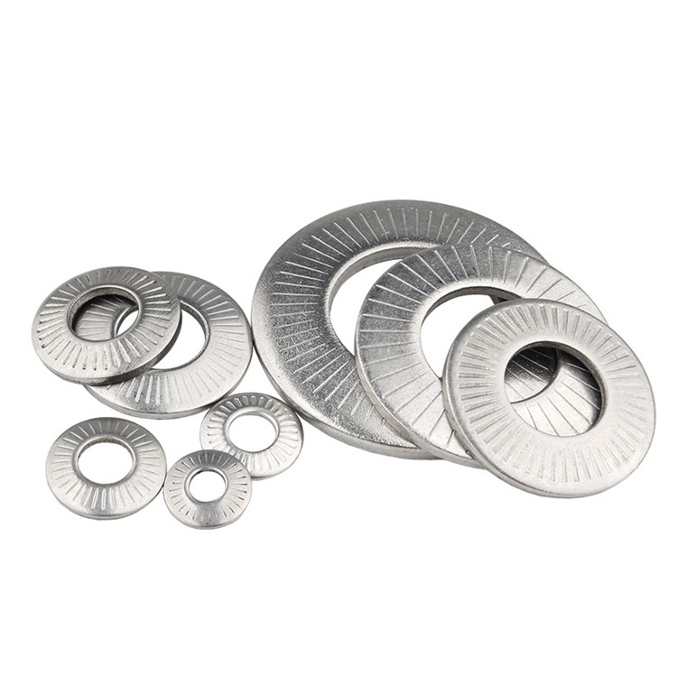 Stainless Steel DIN25201 Wedge Lock Washer with Plain Finish M3-M20 Sizes Variety of M Sizes-M4 M5 M6 M8 M10 M12 M14 M16