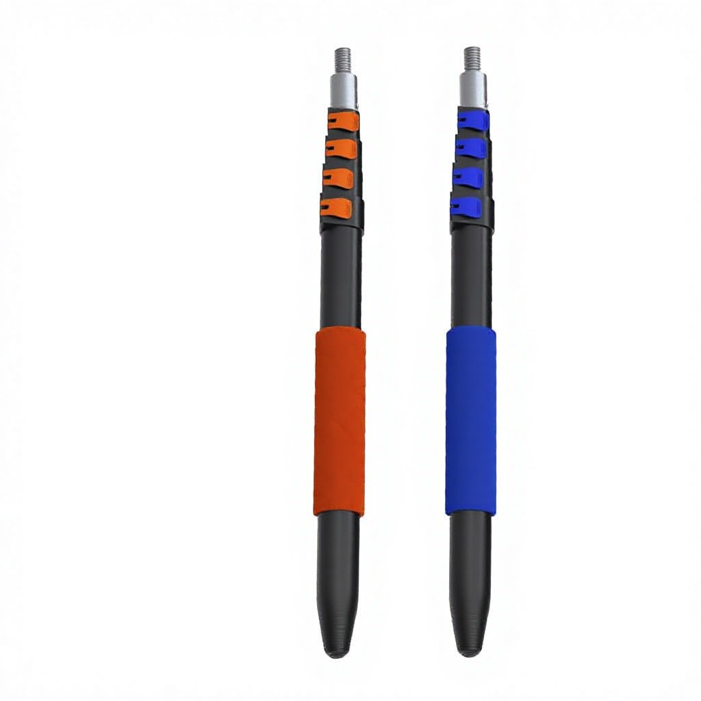 Cross-Border Exclusive Aluminum Alloy Telescopic Adjustable Retractable Extension Pole Paint Roller Multi-Functional Tool