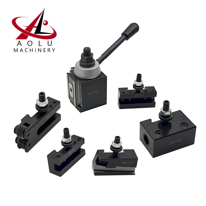 Lathe Quick Change Tool Post Piston Type 250-100 250-200 250- 40 250-300 250-400 40 Position Lathe Tool Post American Style