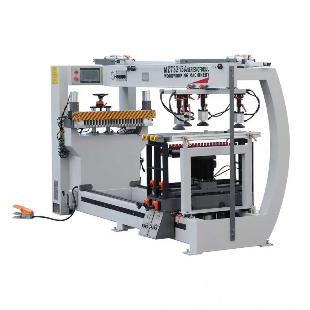 Industrial Triple Row Boring Machine Mz73213A CNC Wood Drill Press Multi-Head Drilling System for Custom Furniture Manufacturing Factory